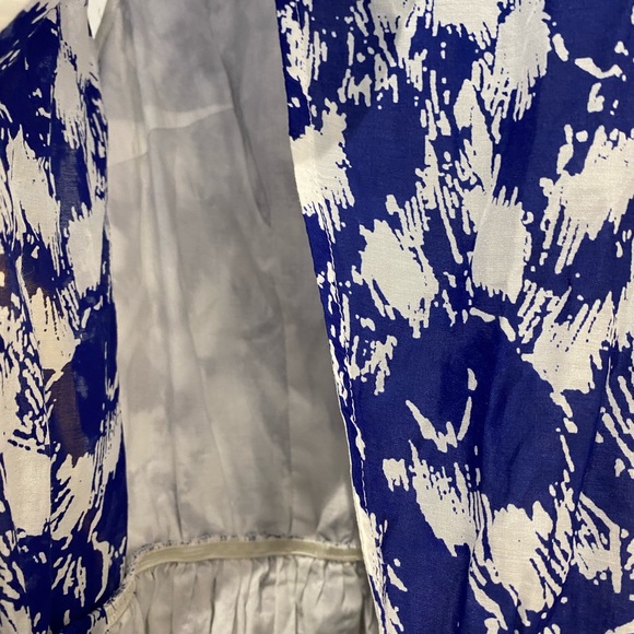 Rebecca minkoff blue white printed dress size 2 - Picture 4 of 7